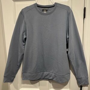 Men’s Large 2(x)ist Blue/Gray Crew Neck Super Soft Sweatshirt NWT